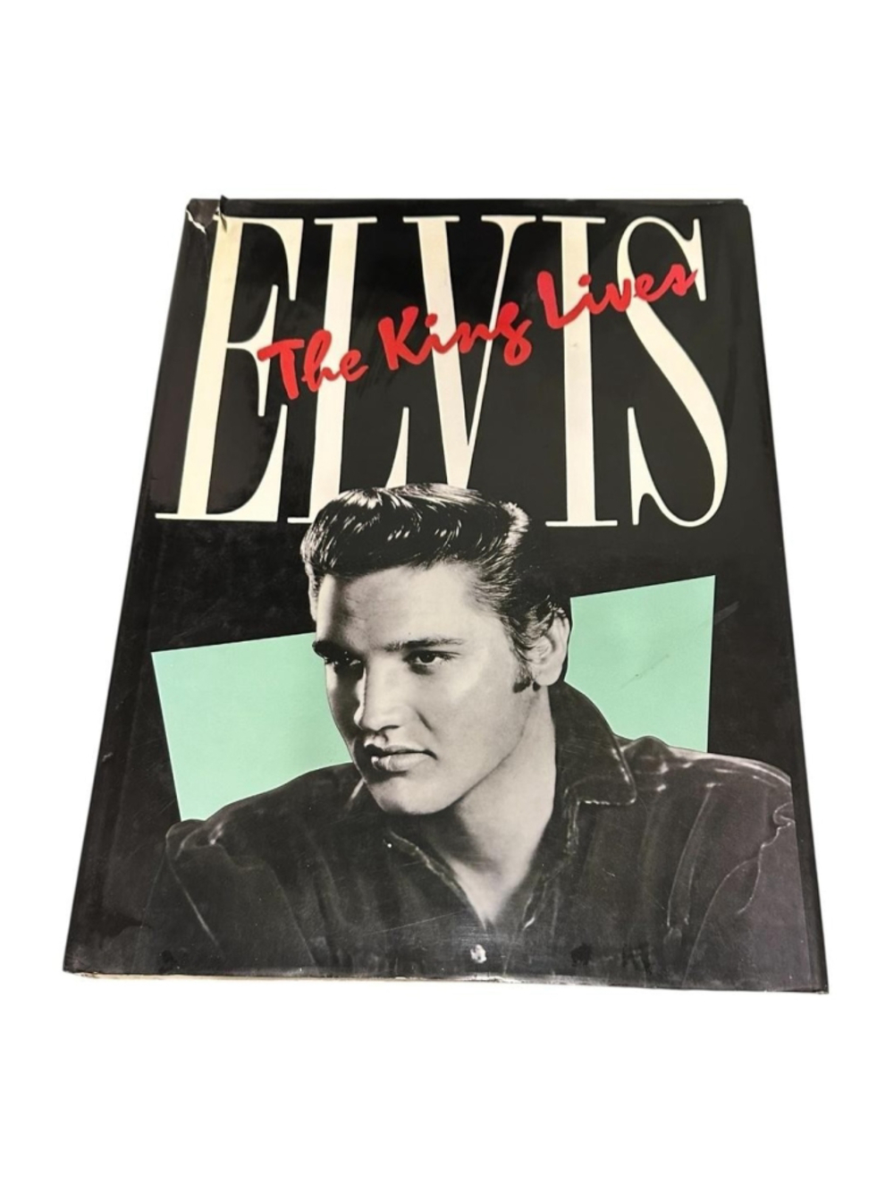 Vintage Elvis: The King Lives John Alvarez Taylor Hardcover Black Books 1990